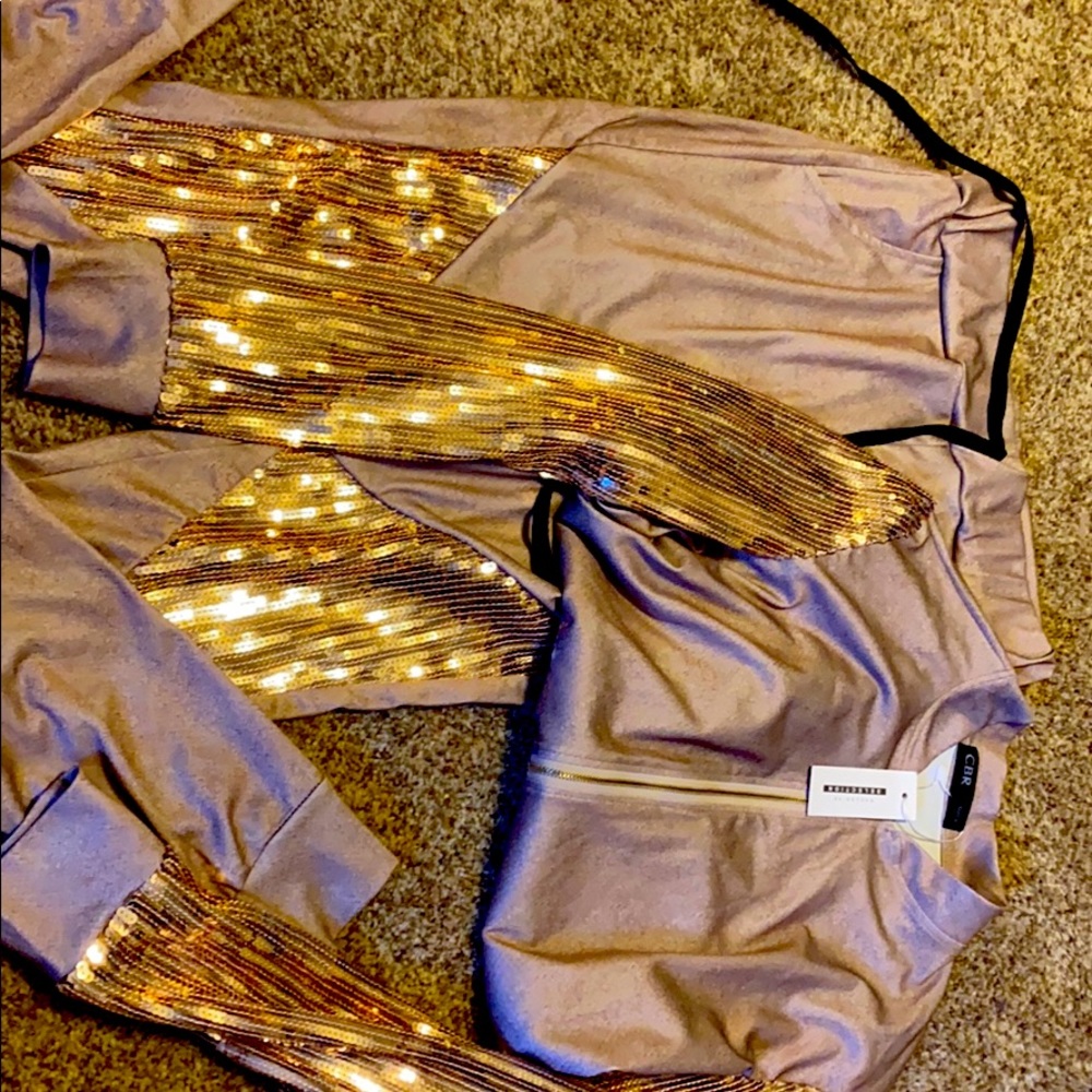Brand new with tags Jackets and Jogger pants.